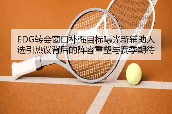EDG转会窗口补强目标曝光新辅助人选引热议背后的阵容重塑与赛季期待